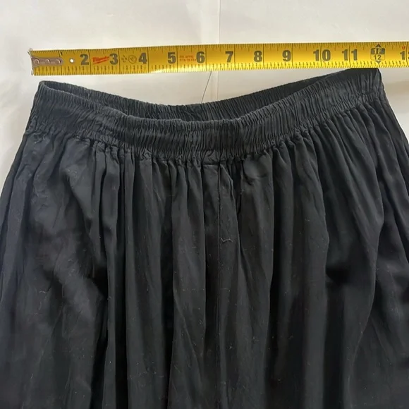 COPY - Ethnic Wear Handmade Indian Ultra Wide Leg Pants Embroidered stretchy on… - Picture 7 of 12